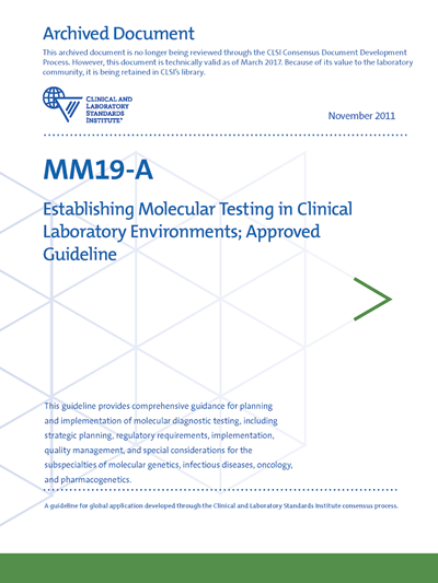 Establishing Molecular Testing in Clinical Laboratory Environments, 1st Edition